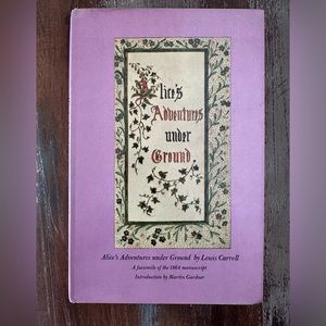 Alice’s Adventures Underground vintage 1966 McGraw-Hill Alice in Wonderland book